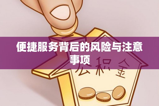 双滦便捷服务背后的风险与注意事项